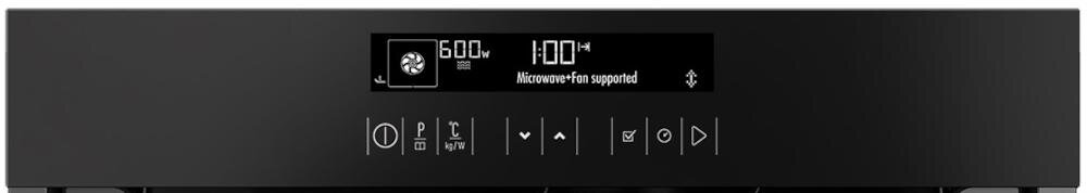 GRUNDIG GEKW27001B prosta obsługa kuchnia funkcje panel sterowanie pokrętła temperatura zegar alarm timer blokada