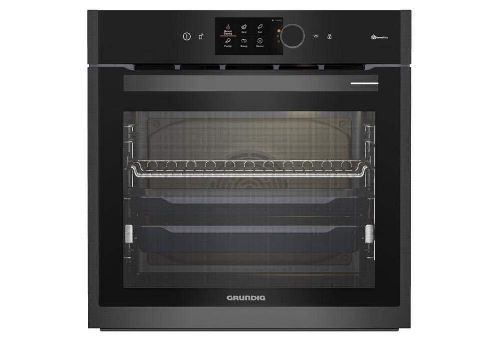 GRUNDIG GEBM19600DXHI piekarnik parowy pieczenie funkcje design pojemność