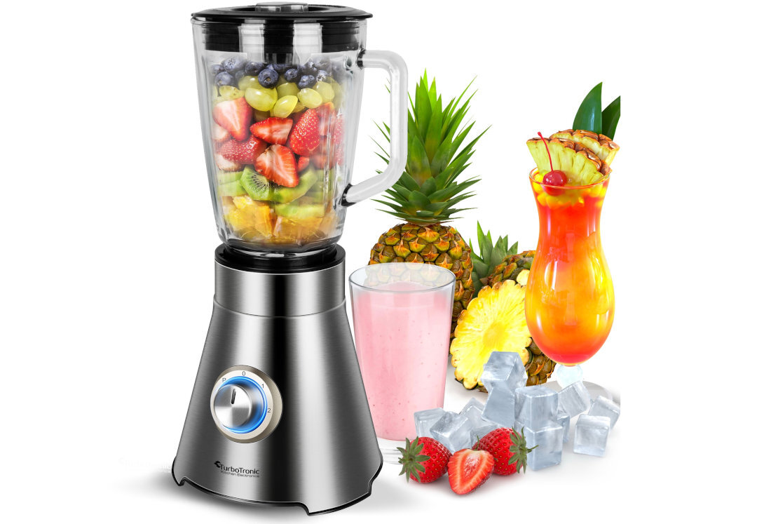 Blender kielichowy TURBOTRONIC TT-BG9 szklany kielich pojemnosc 1,5 l