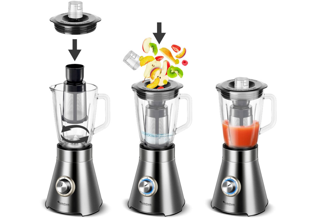 Blender kielichowy TURBOTRONIC TT-BG9 wieczko z miarka