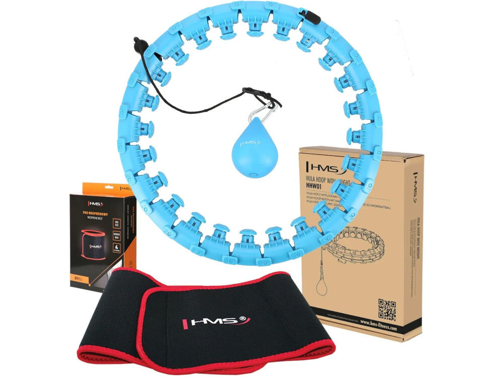 Hula hop HMS HHW01 Niebieski + Pas BR163 dokumentacja