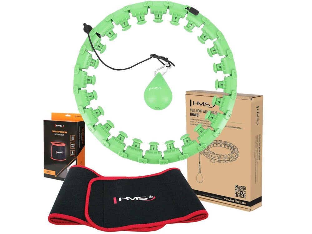 Hula hop HMS HHW01 Zielony + Pas BR163 dokumentacja