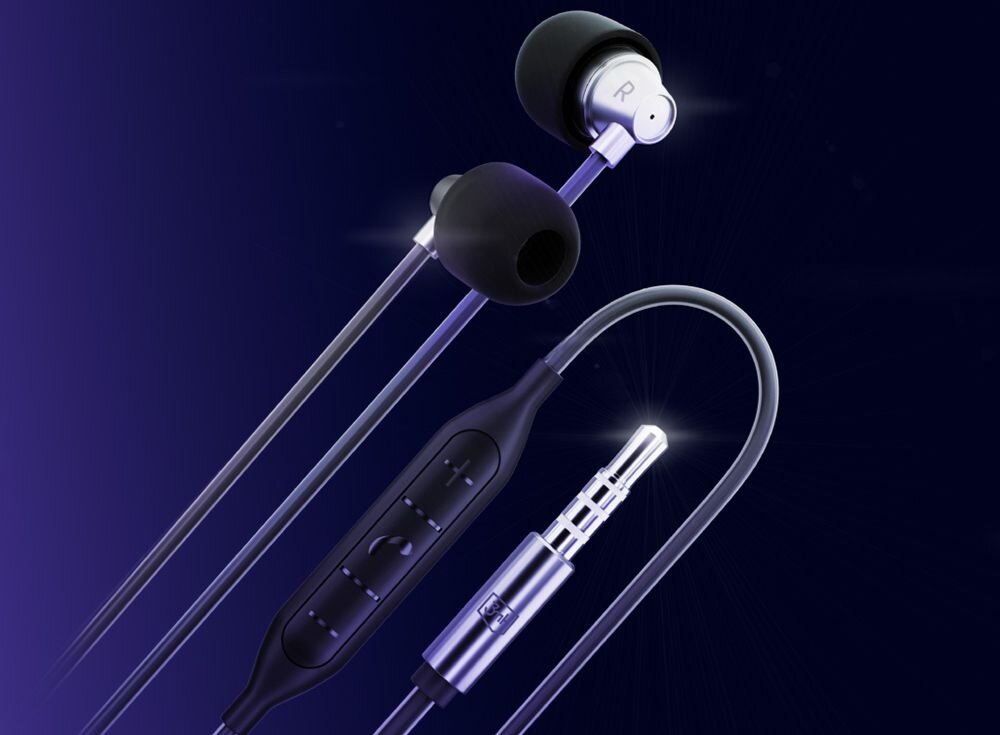 Słuchawki dokanałowe 3MK Wired Earphones zakres czestotliwosc pilot regulacja rozmowy kabel