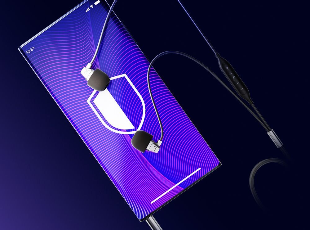 Słuchawki dokanałowe 3MK Wired Earphones port 3,5 mm muzyka sluchanie