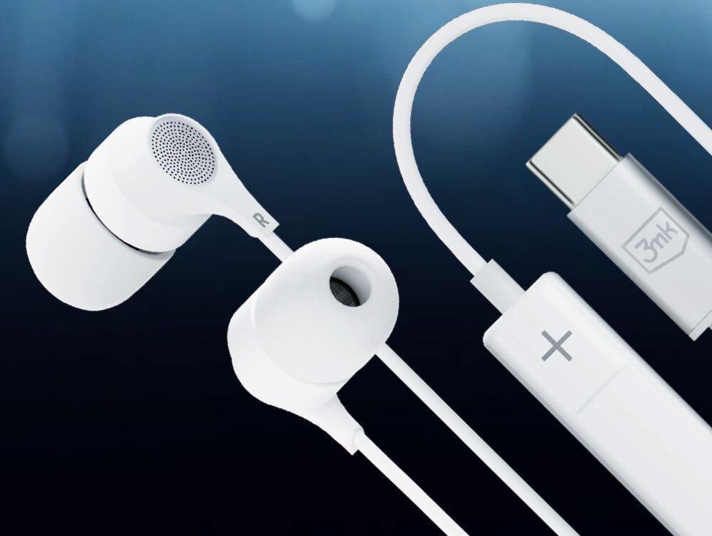 Słuchawki dokanałowe 3MK Wired Earphones zakres czestotliwosc pilot regulacja