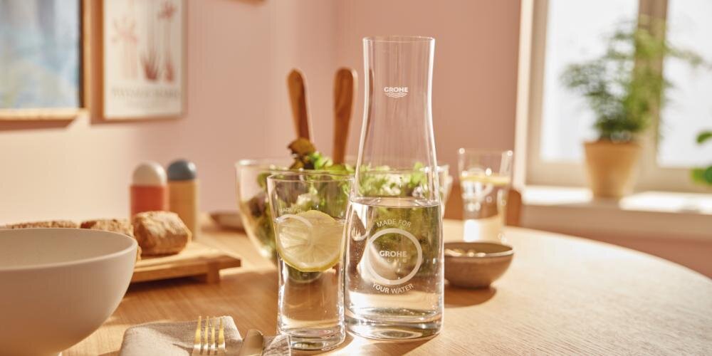 GROHE Blue M filtr system kuchenny eliminacja szkodliwe substancje minerały mięśnie nerwy energia redukcja osad poprawa smak