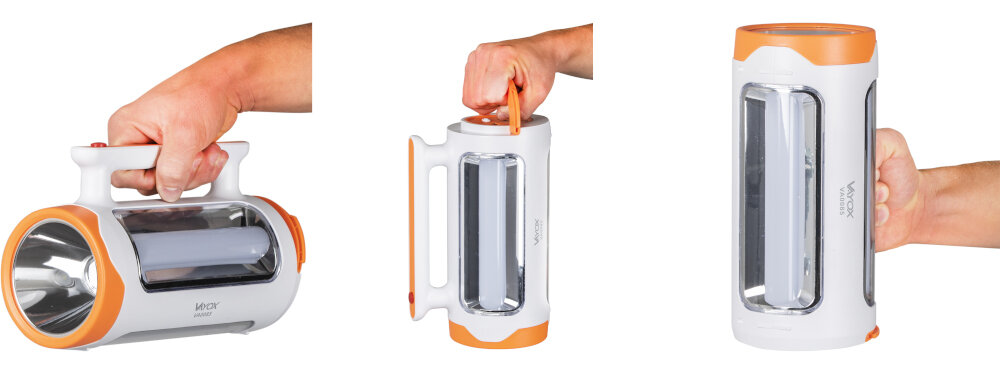 Latarka VAYOX VA0085 + powerbank obsluga przewod uzytkowanie