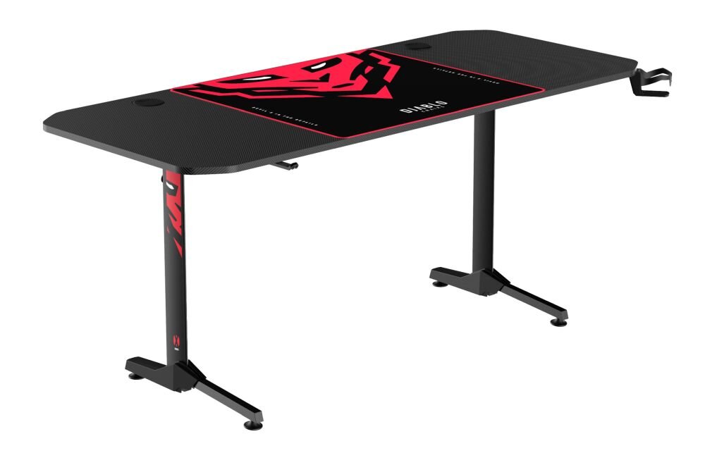 Biurko DIABLO CHAIRSX-MATE 1600 rozgrywka przestrzen 