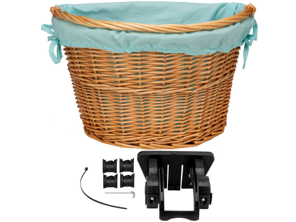 Koszyk wiklinowy na rower VÖGEL VKS-705MT elementy zestaw