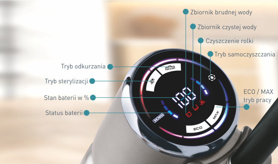 Odkurzacz THOMAS Floor Cleaner 785501 wyswietlacz Smart LED asystent glosowy