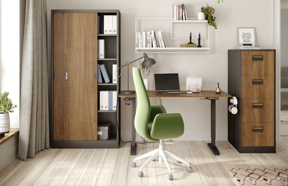 Szafa biurowa JAN NOWAK Sara V004 bezpieczeństwo wygoda teczki pojemność użytkowanie