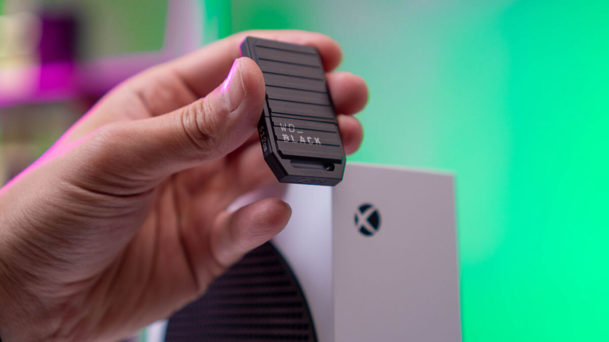 Dysk WD Black C50 512GB SSD (Xbox)  zgrabna konstrukcja industrialny wygląd