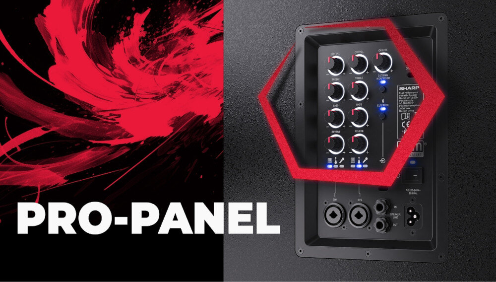 Kolumna głośnikowa SHARP SumoBox CP-LS200 - źródła
