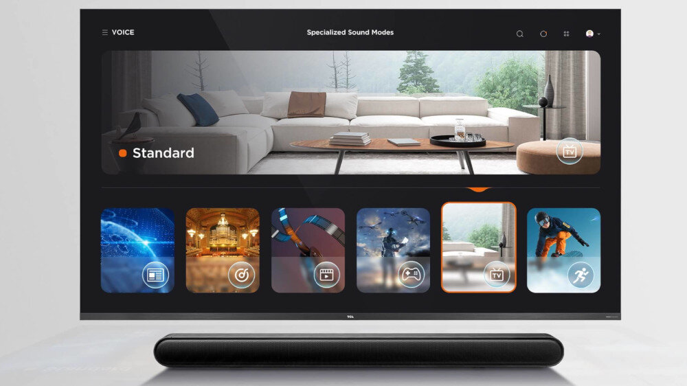 Soundbar TCL S643WE - tryby dźwięku