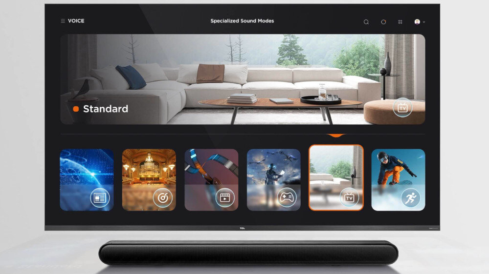 Soundbar TCL S642WE  - tryby dźwięku