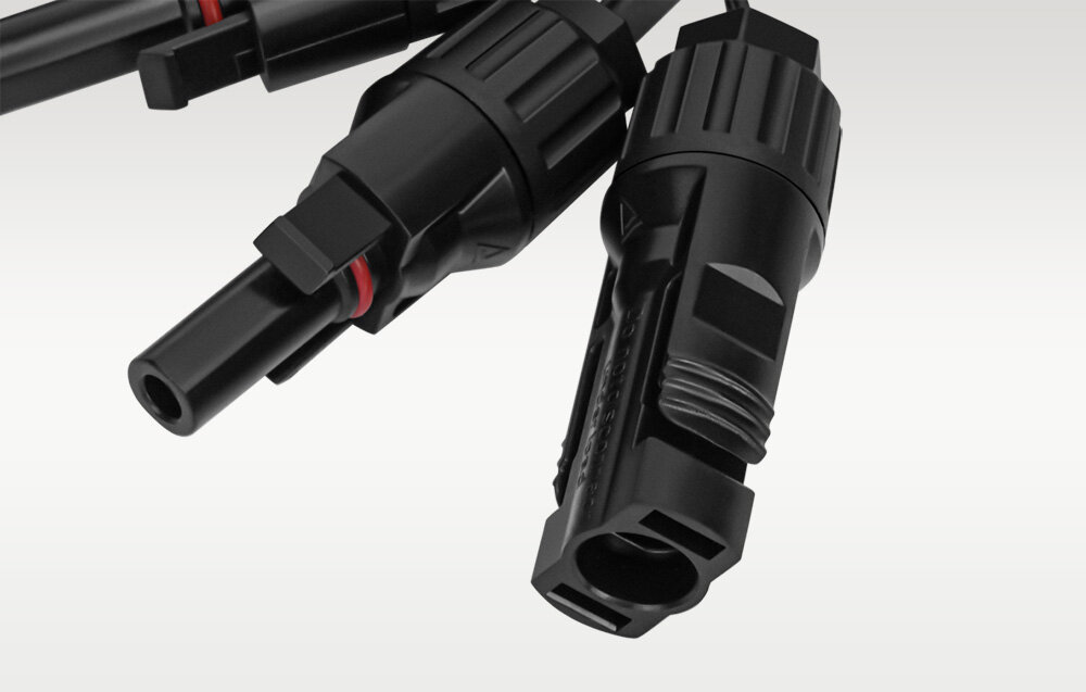 Kabel zasilający ECOFLOW MC4 PowerStream do paneli fotowoltaicznych 0.5m do wspolpracy z systemami fotowoltaicznymi bezpieczne stabilne polaczenie efektywne dzialanie bez zaklocen