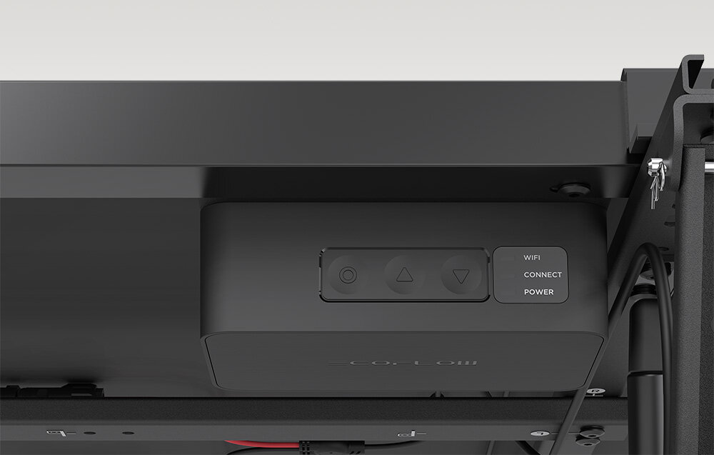 Jednoosiowy tracker słoneczny ECOFLOW PowerStream Wi-Fi Bluetooth monitorowanie kontrola