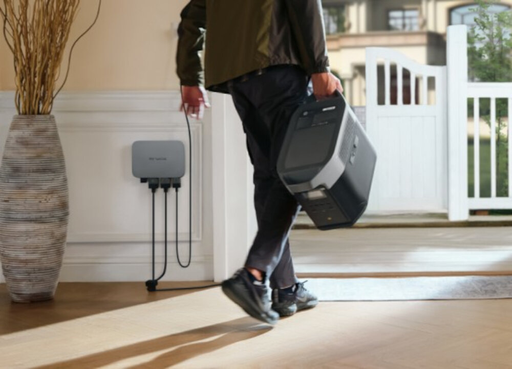 Kabel zasilający ECOFLOW PowerStream 3m wygoda efektywnosc zwiekszona elastycznosc