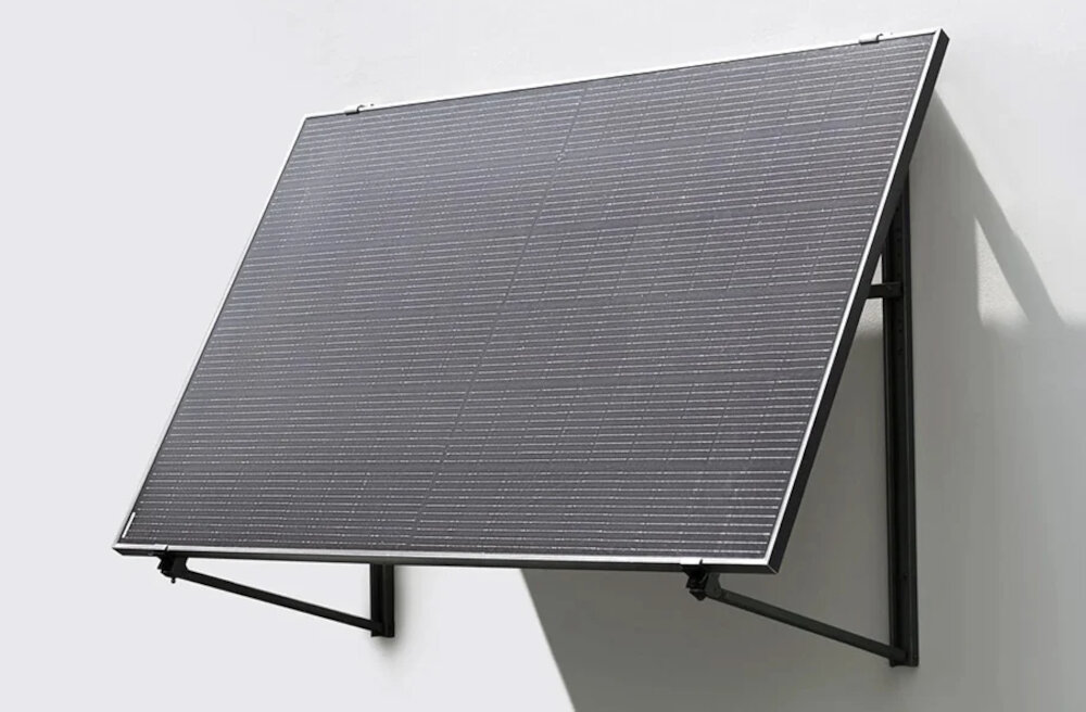 Uchwyt balkonowy ECOFLOW Hook Kit 400W z wysokiej jakosci metalu wytrzymaly odporny na warunki atmosferyczne czarny kolor