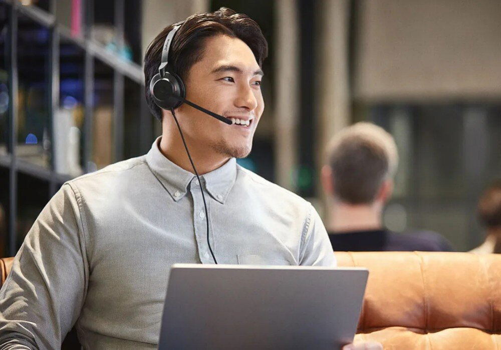 Słuchawki nauszne JABRA Evolve2 30 SE wygoda ergonomia waga