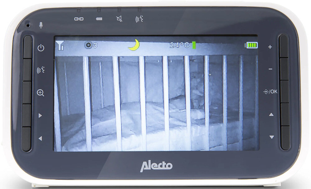 Niania elektroniczna ALECTO DVM-200M Wyraźny obraz technologia podczerwieni funkcja noktowizacji obraz jakość