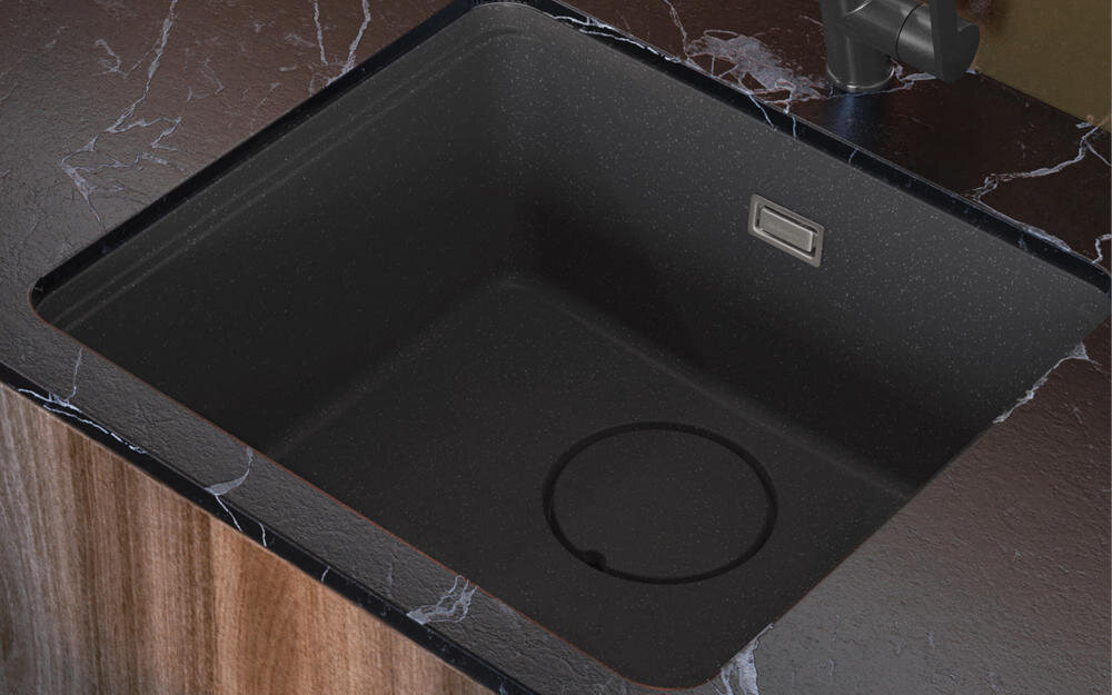 DEANTE Momi ZKM S10A montaż podblatowy blat zlewozmywak stylowy design