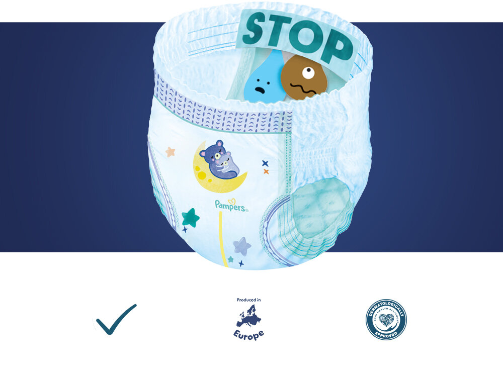 Pieluchomajtki PAMPERS Night Pants 6 (19 szt.)