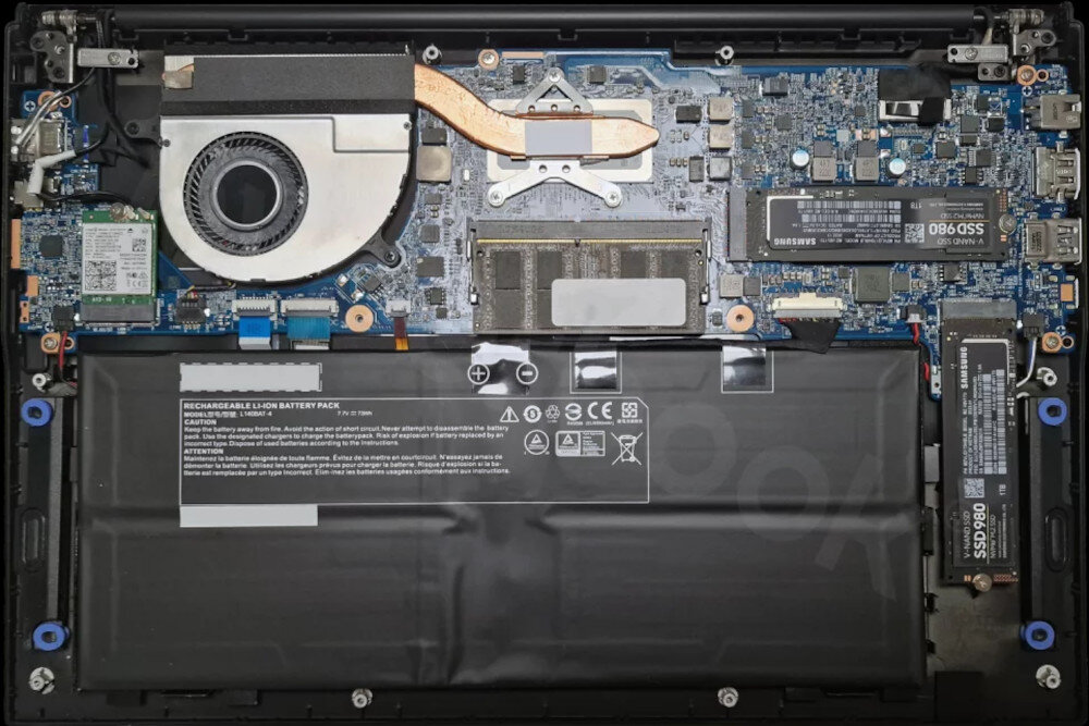 Laptop HYPERBOOK L14 Ultra 14 IPS i5-1335U 8GB 500GB SSD bateria pojemność czas działania