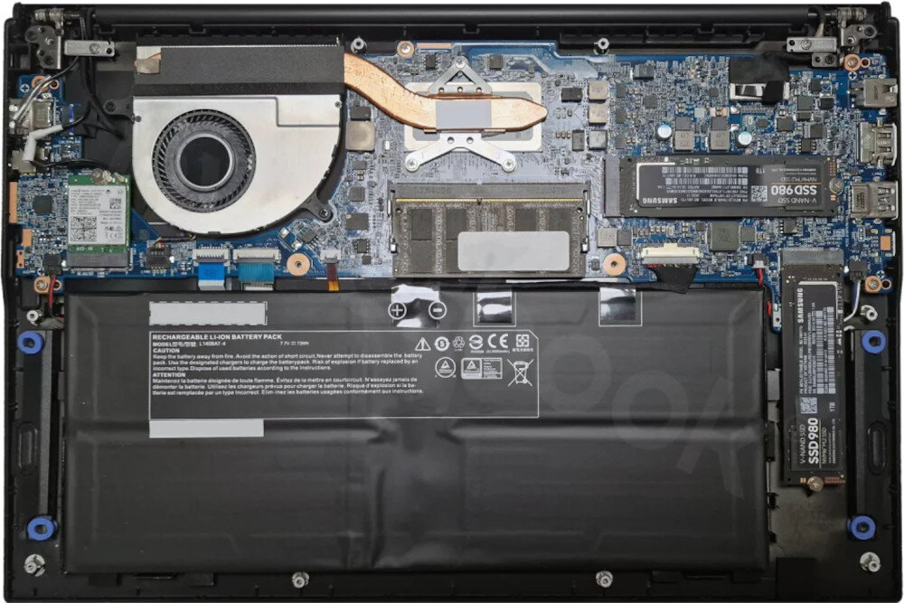 Laptop HYPERBOOK L14 Ultra 14 IPS i7-1355U 16GB RAM 500GB SSD Windows 11 Home bateria pojemność czas działania