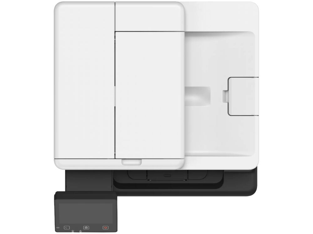 Urządzenie wielofunkcyjne CANON i-SENSYS MF461dw Automatyczny druk dwustronny, Wi-Fi Widok z góry na drukarkę na białym tle jakość druku, rozdzielczość, skaner