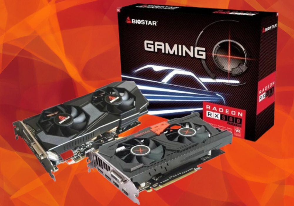 Karta graficzna BIOSTAR Radeon RX 580 2048SP 8GB grafika zdolność obraz