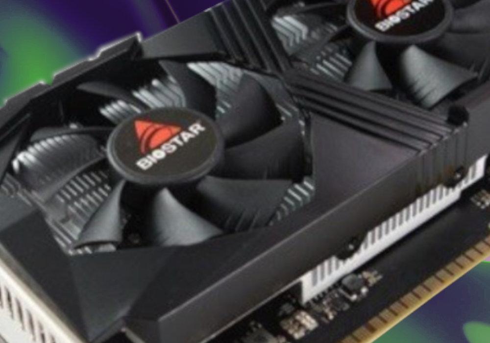 Karta graficzna BIOSTAR GeForce GTX 1050 Ti 4GB chłodzenie wentylatory radiator hałas