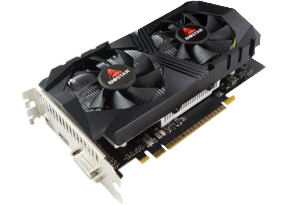 Karta graficzna BIOSTAR GeForce GTX 1050 Ti 4GB złącza porty monitor podłączenie