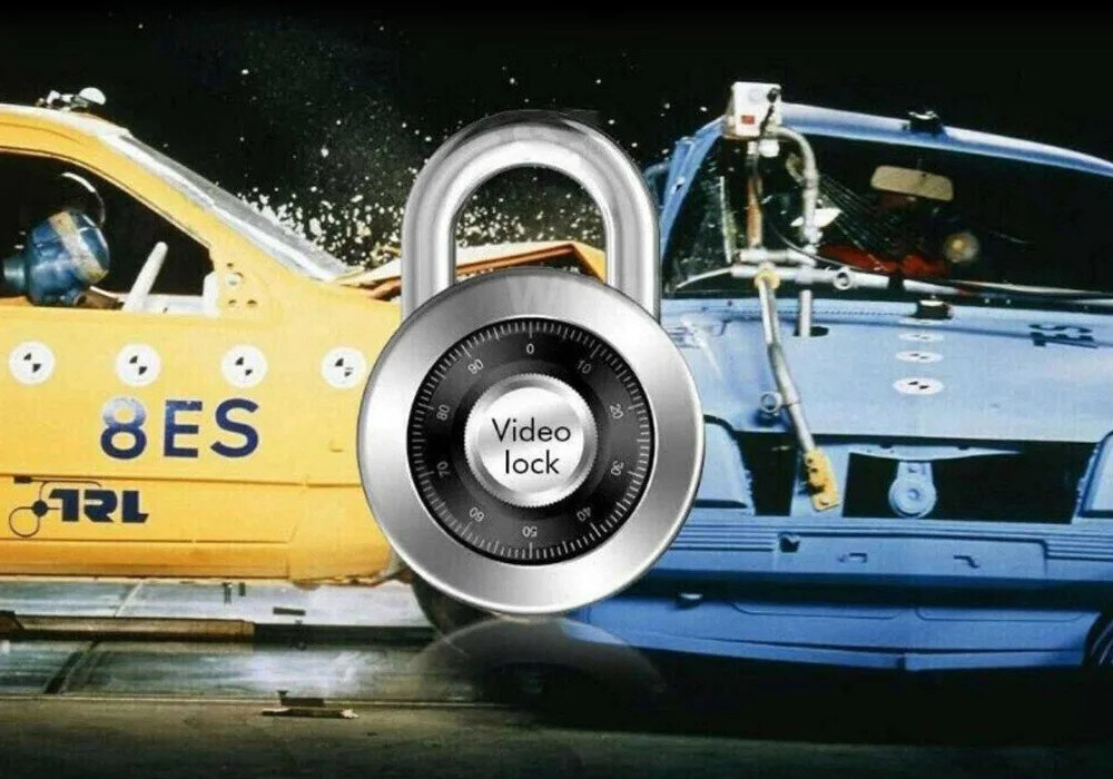 Wideorejestrator MANTA DVR505F FHD zapezbieczenie nagrania po kolizji