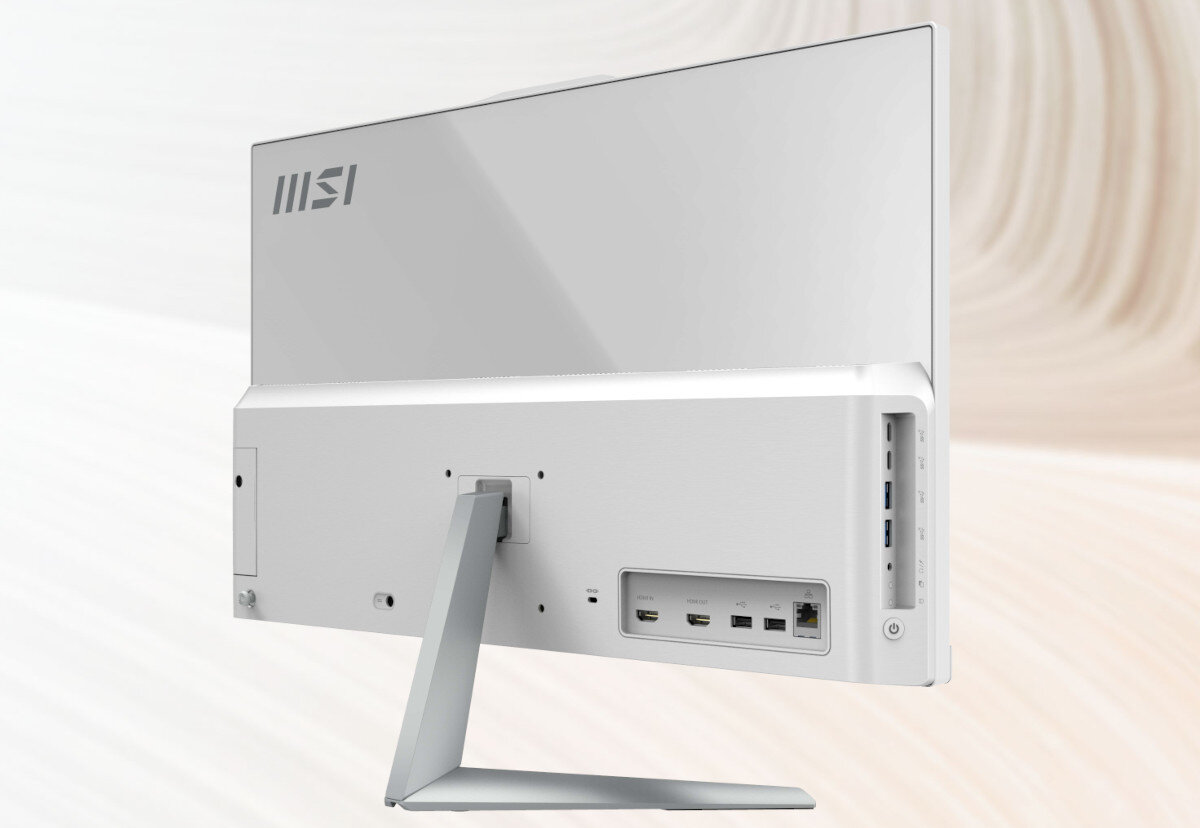 Komputer MSI Pro AP242 12M-005EU 23.8 IPS i7-12700 16GB RAM 512GB SSD Windows 11 Professional porty złącza internet sieć Wi-Fi Bluetooth
