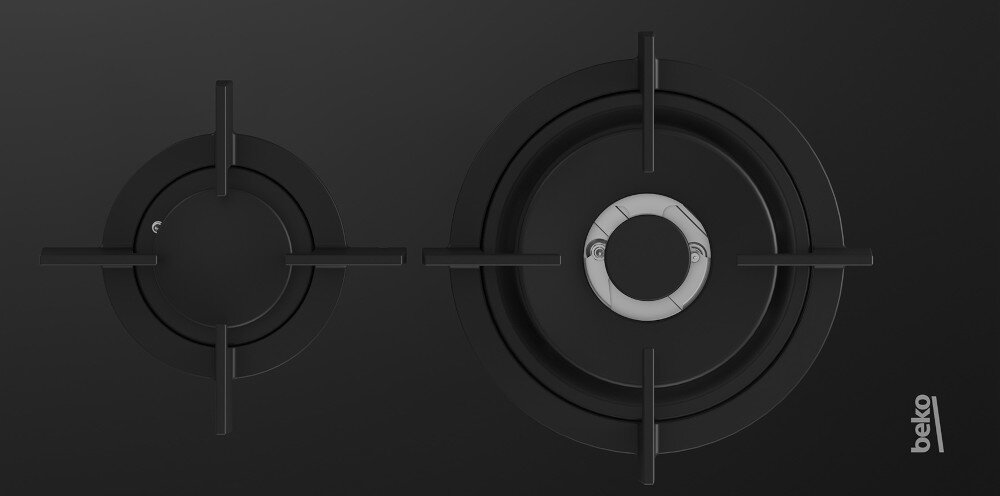 PŁYTA BEKO HSLG64425ST  palniki gazowe wydajność szerokość głębokość