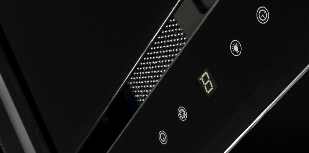 Okap BERG Maestro 52 H2H Czarny sterowanie dotykowe