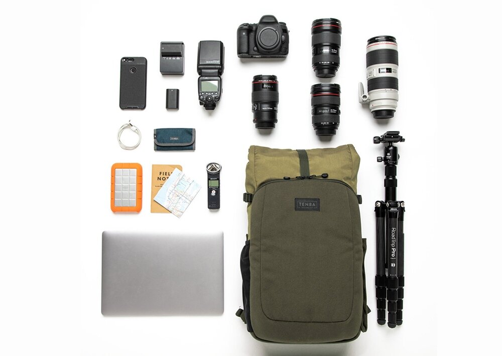 Plecak TENBA Fulton V2 16L miejski segmentowy trudne warunki kieszeń statyw butelka woda komfort noszenia pojemność