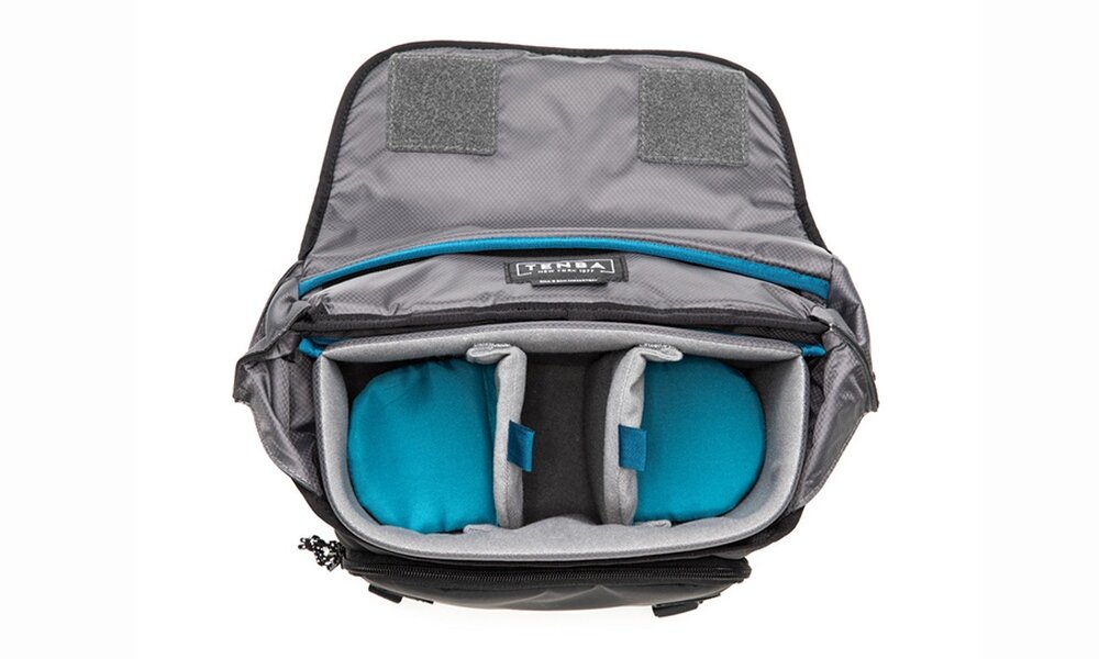 Torba TENBA Messenger DNA 9 Slim miejski segmentowy trudne warunki kieszeń statyw butelka woda komfort noszenia pojemność