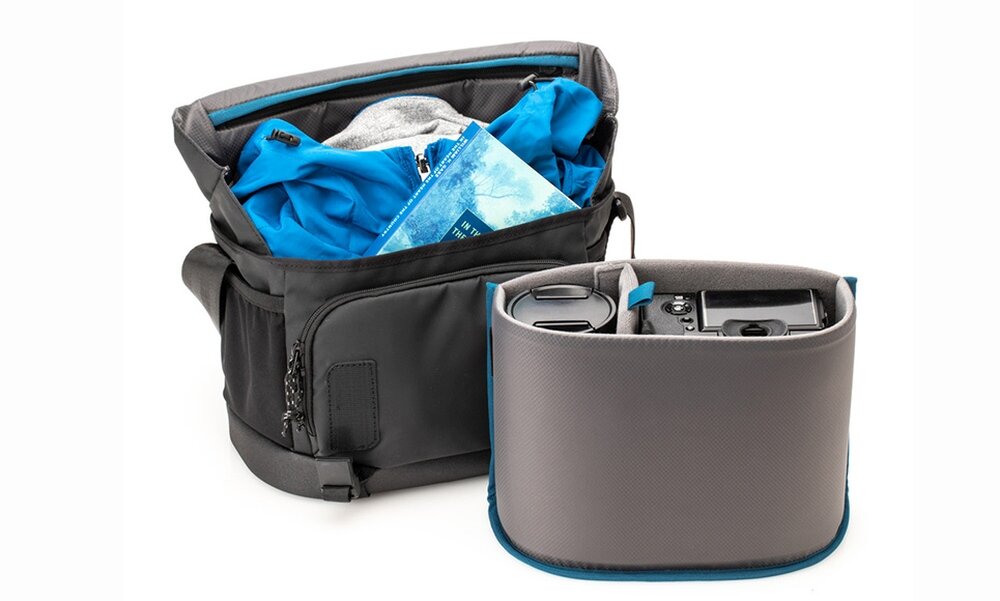 Torba TENBA Messenger DNA 9 Slim miejski segmentowy trudne warunki kieszeń statyw butelka woda komfort noszenia pojemność