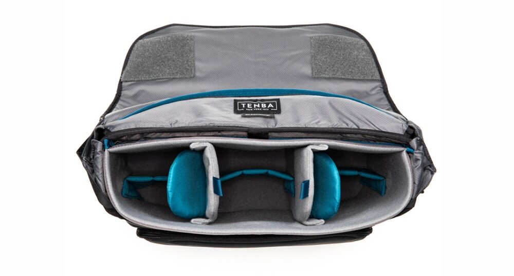 Torba TENBA Messenger DNA 16 Slim miejski segmentowy trudne warunki kieszeń statyw butelka woda komfort noszenia pojemność