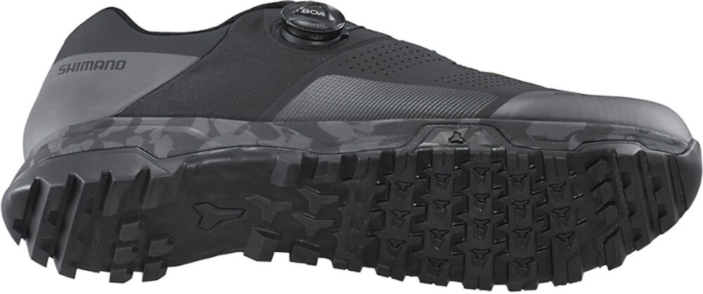 Buty rowerowe SHIMANO SH-ET700 Czarny rozmiar 44 polsztywna podeszwa srodkowa Power Transfer Blade efektywne przenoszenie sily pedalowania do roznych stylow jazdy