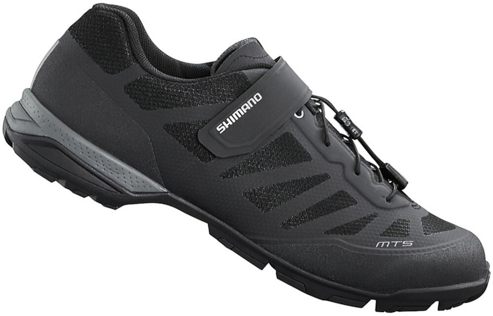 Buty rowerowe SHIMANO SH-MT502 Czarny rozmiar 46 anatomiczna uniwersalna konstrukcja dopasowanie do stopy minimalizuja dyskomfort zapobiegaja otarciom