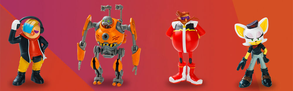 Zestaw figurek SONIC PRIME zabawa dekoracja
