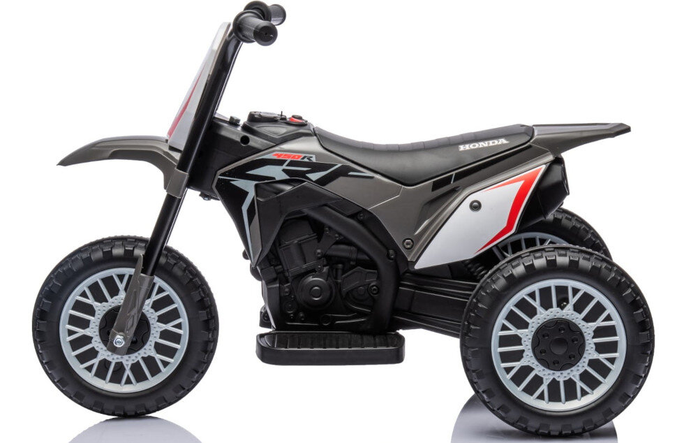 Motorek elektryczny SUN BABY Honda CRF450 Szary Moc silnika 35 W realistyczne przyspieszanie