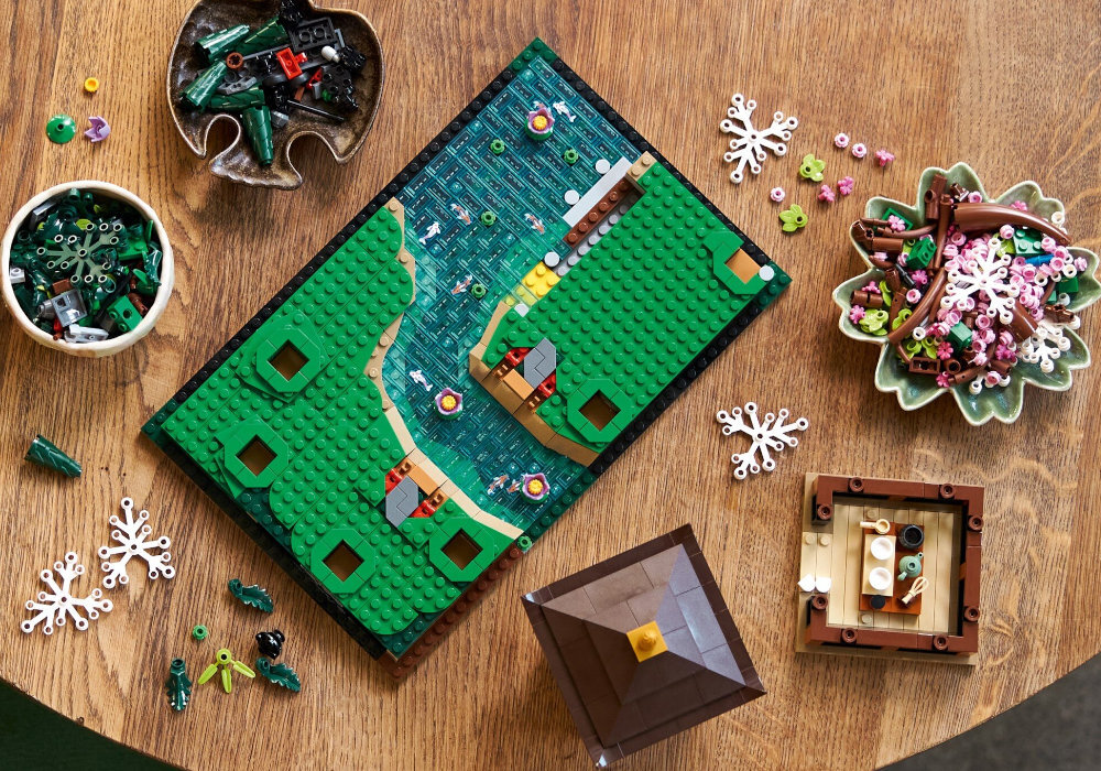 LEGO 10315 ICONS Zaciszny ogród zabawa edukacja rozwój wyposażenie kreatywność
