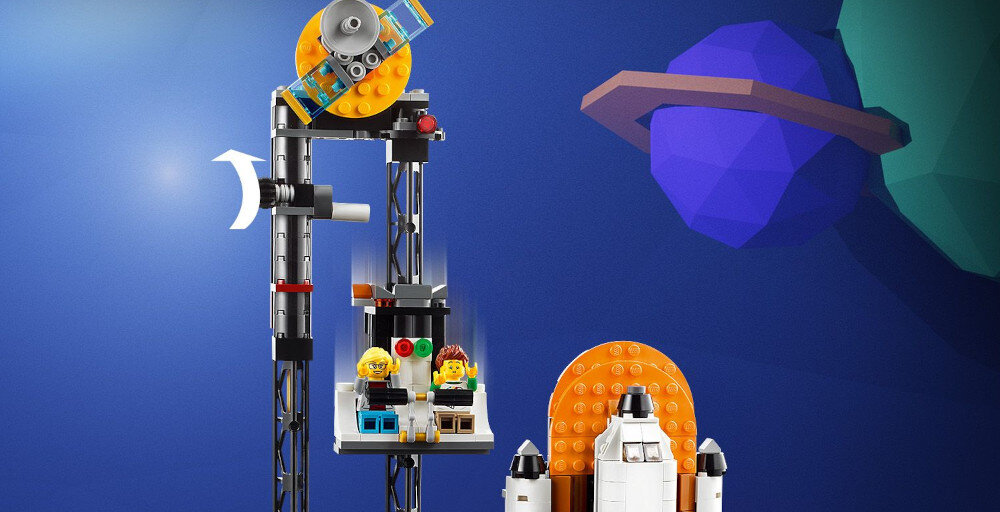 KLOCKI LEGO CREATOR KOSMICZNA KOLEJKA GÓRSKA 31142 wieża karuzela winda