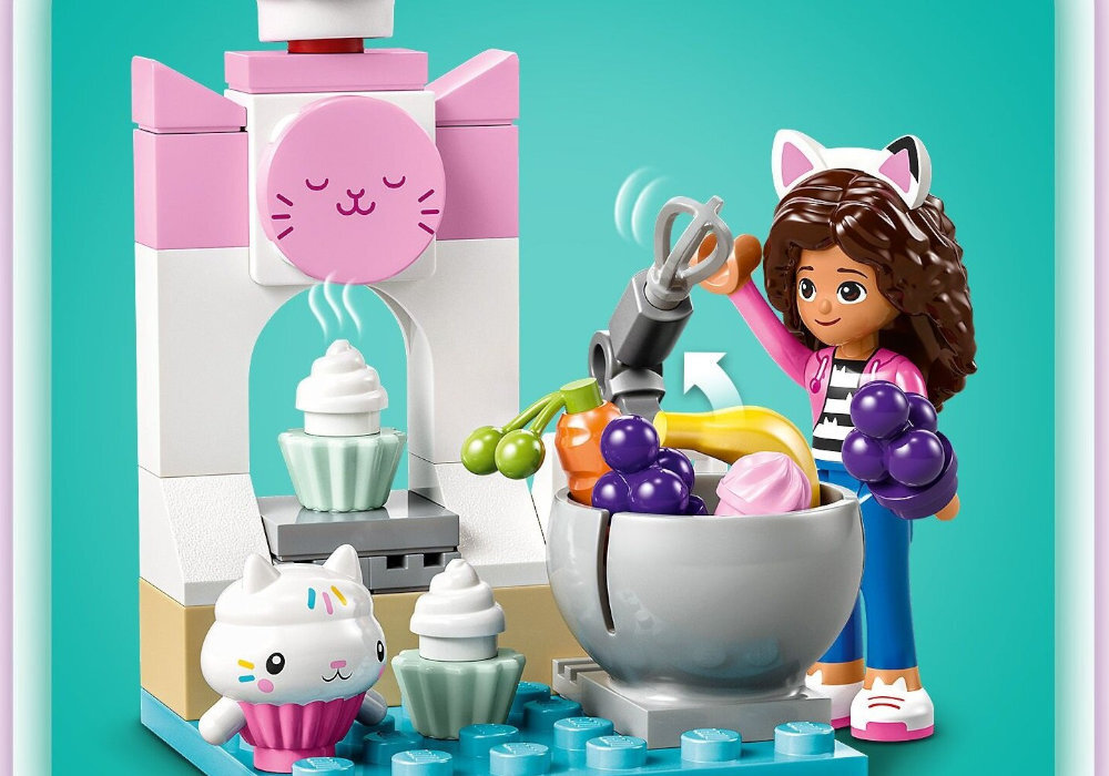 LEGO 10785 Gabby's Dollhouse Pieczenie tortu z Łakotkiem zabawa edukacja rozwój wyposażenie kreatywność