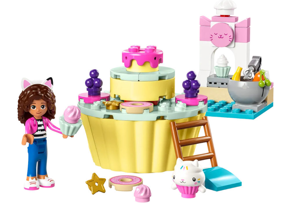 LEGO 10785 Gabby's Dollhouse Pieczenie tortu z Łakotkiem zabawa edukacja rozwój wyposażenie kreatywność