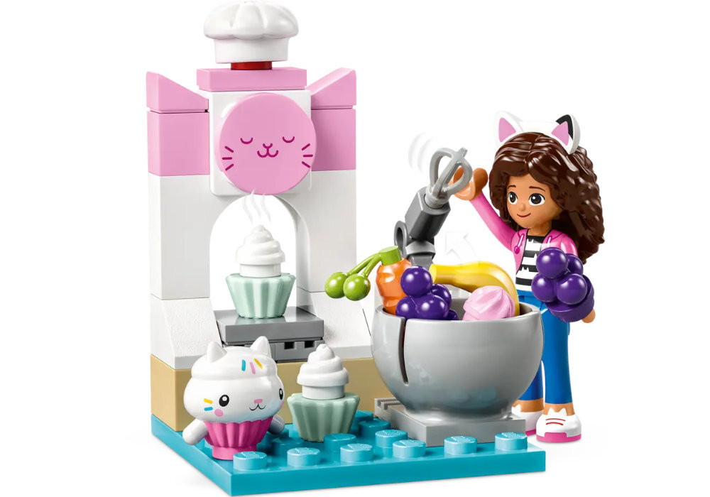 LEGO 10785 Gabby's Dollhouse Pieczenie tortu z Łakotkiem zabawa edukacja rozwój wyposażenie kreatywność